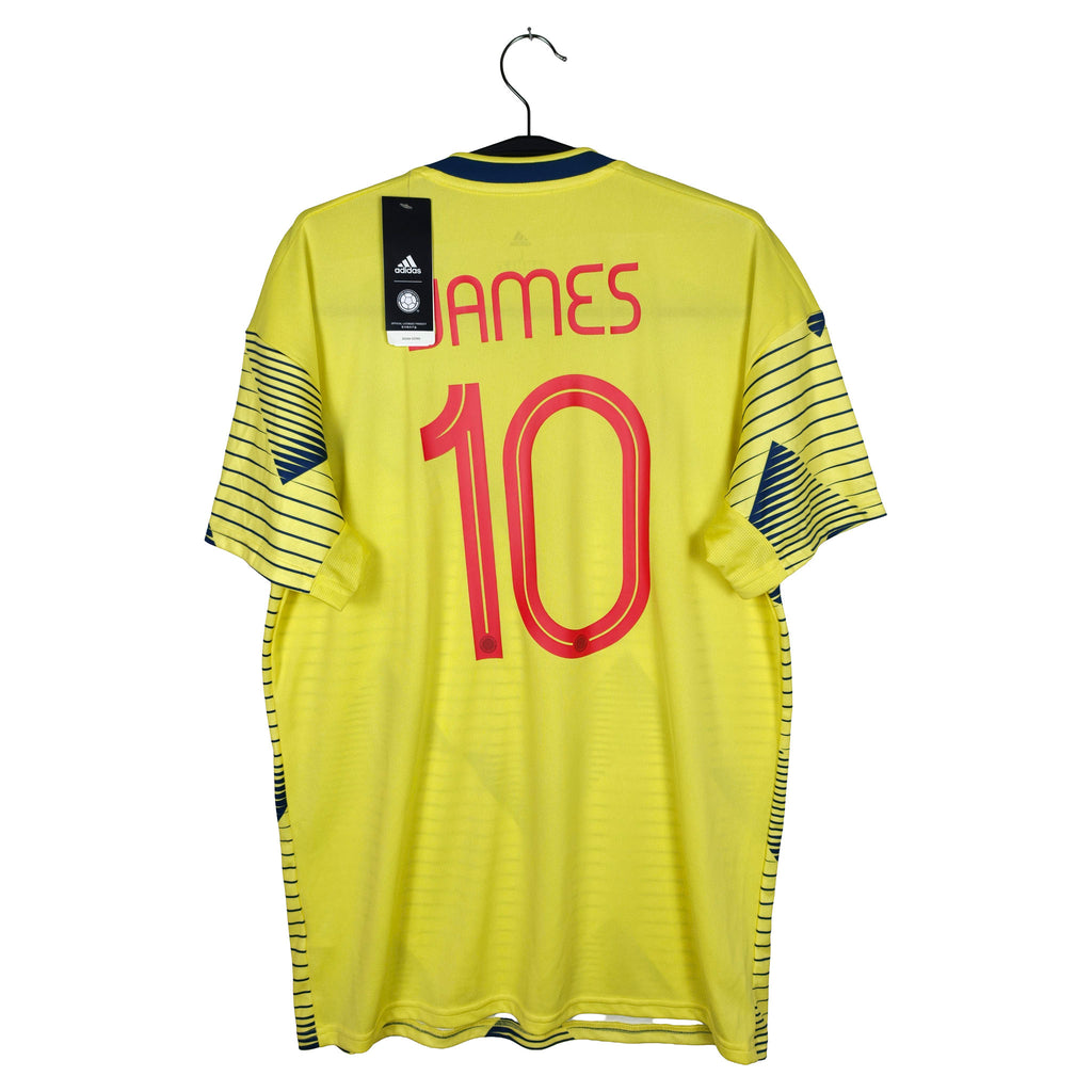 2019-20 Colombia Home Shirt James #10 - back view