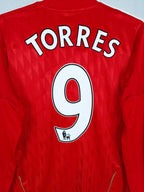2010-12 Liverpool Home Shirt Torres #9 (LS) - detailed view