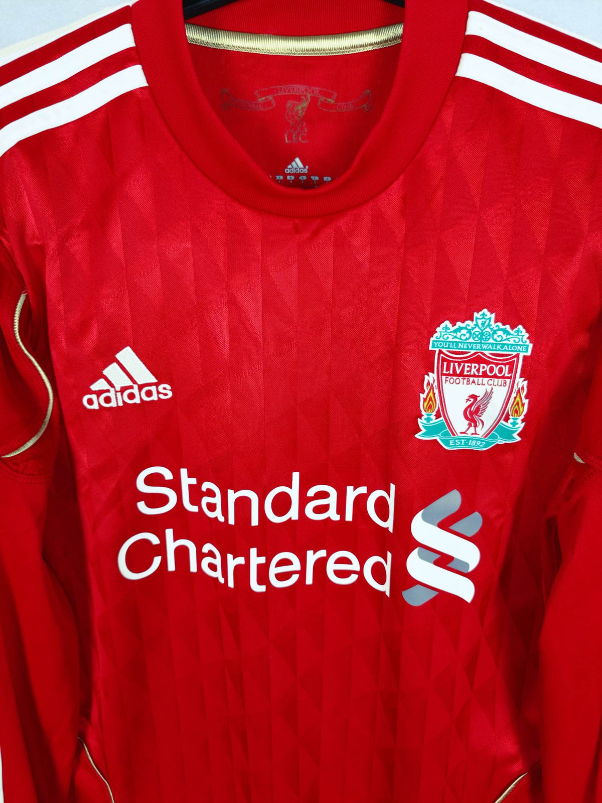 2010-12 Liverpool Home Shirt Torres #9 (LS) - detailed view