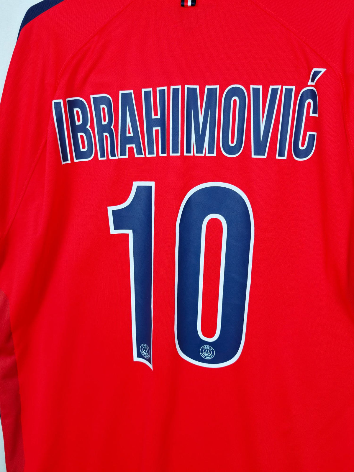 2014-15 Paris Saint-Germain Third Shirt Ibrahimovic #10 - detailed view