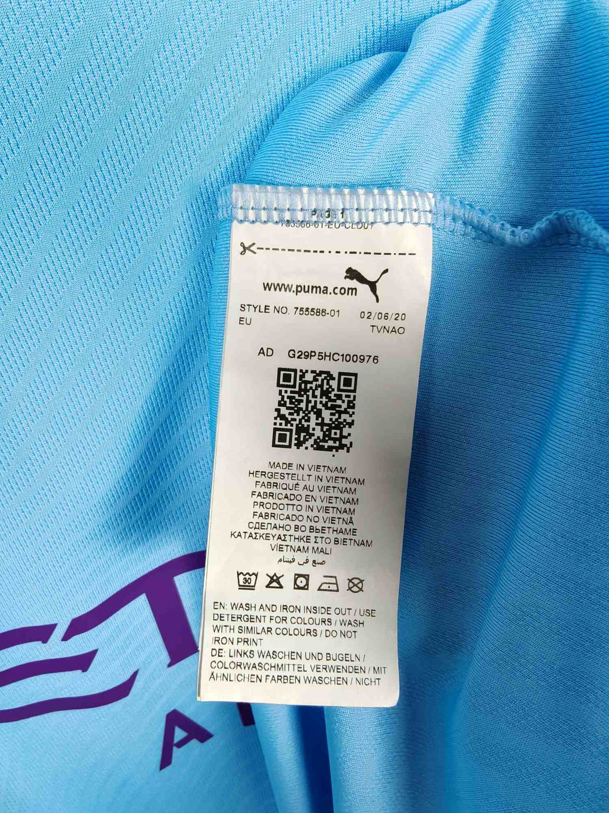 2019-20 Manchester City Home Shirt