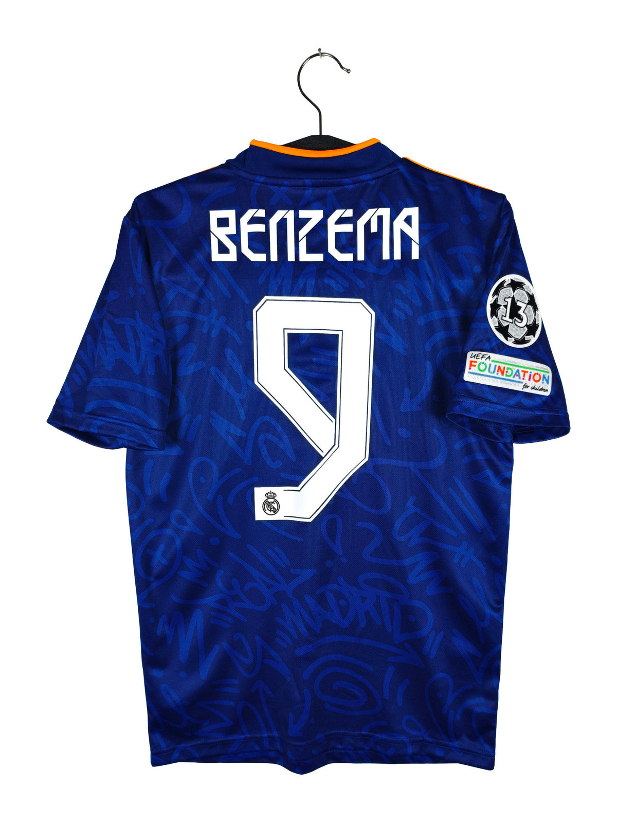 2021-22 Real Madrid Away Shirt Benzema #9