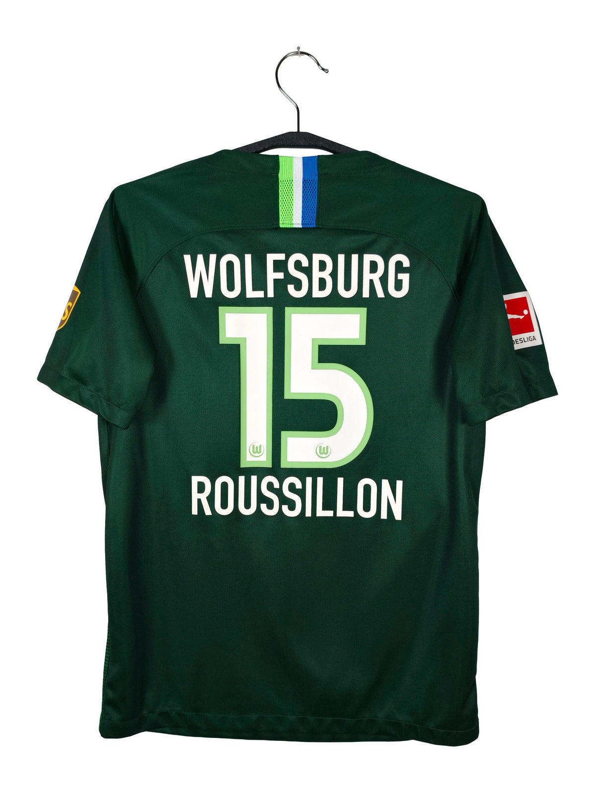 2018-19 Wolfsburg Home Shirt Roussillon #15