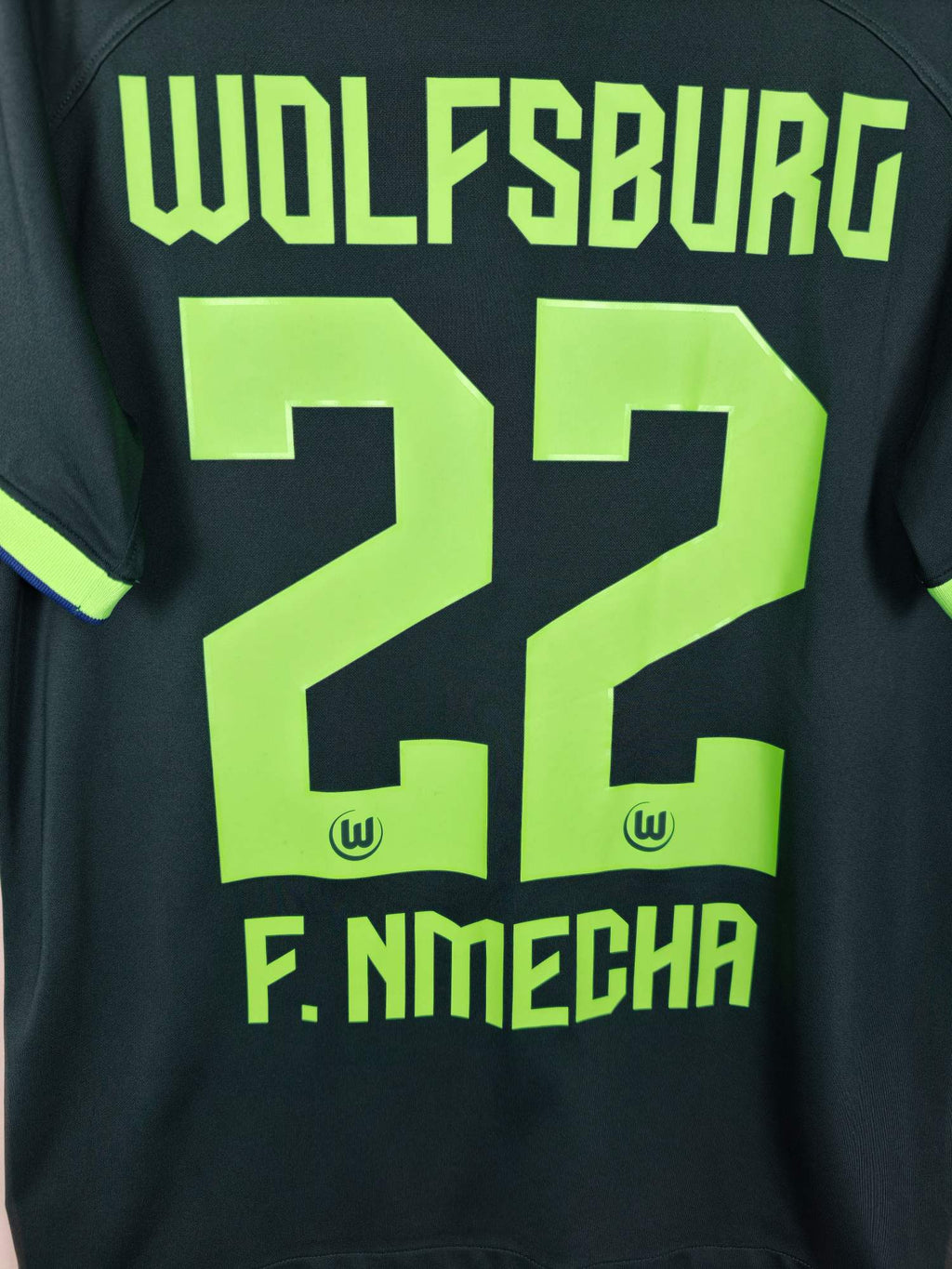 2022-23 Wolfsburg Away Shirt F. Nmecha #22
