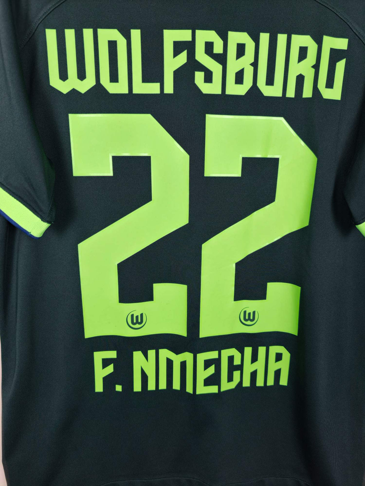 2022-23 Wolfsburg Away Shirt F. Nmecha #22