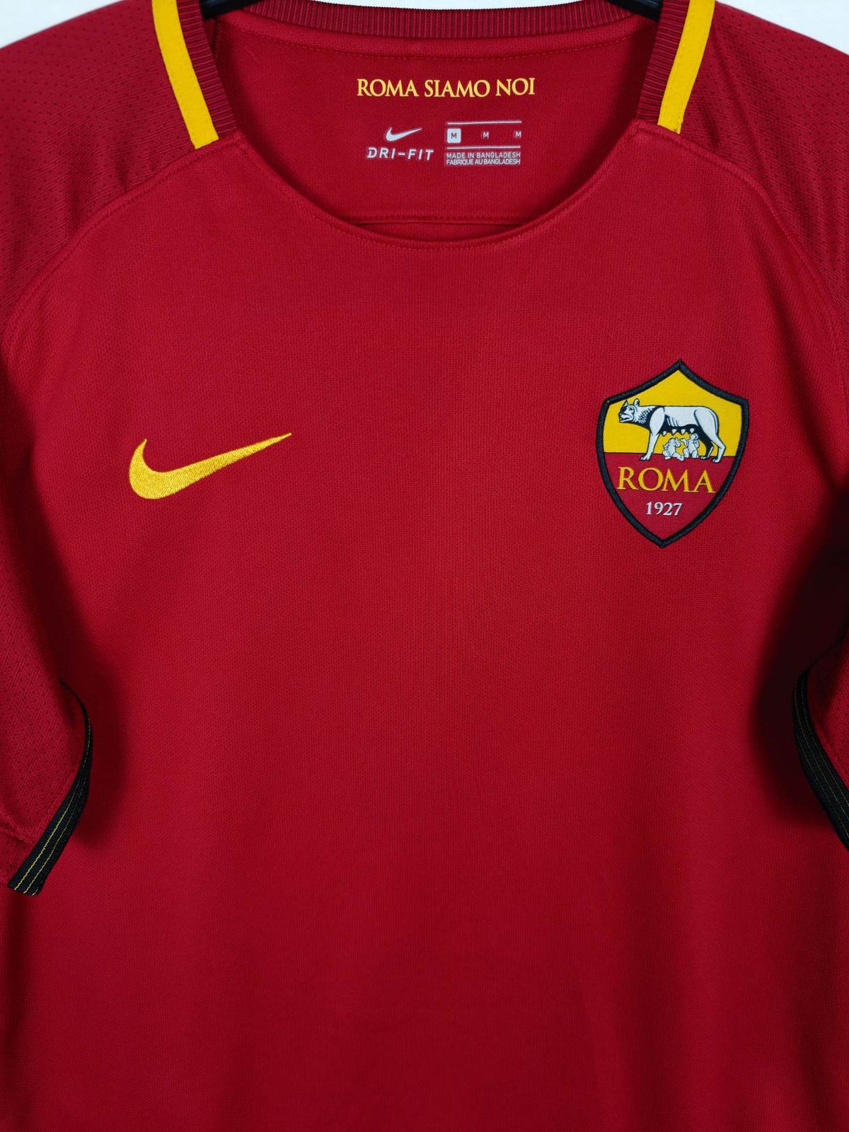 2017-18 AS Roma Home Shirt