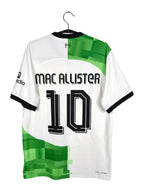 2023-24 Liverpool Away Shirt Mac Allister #10 (Pro) - back view