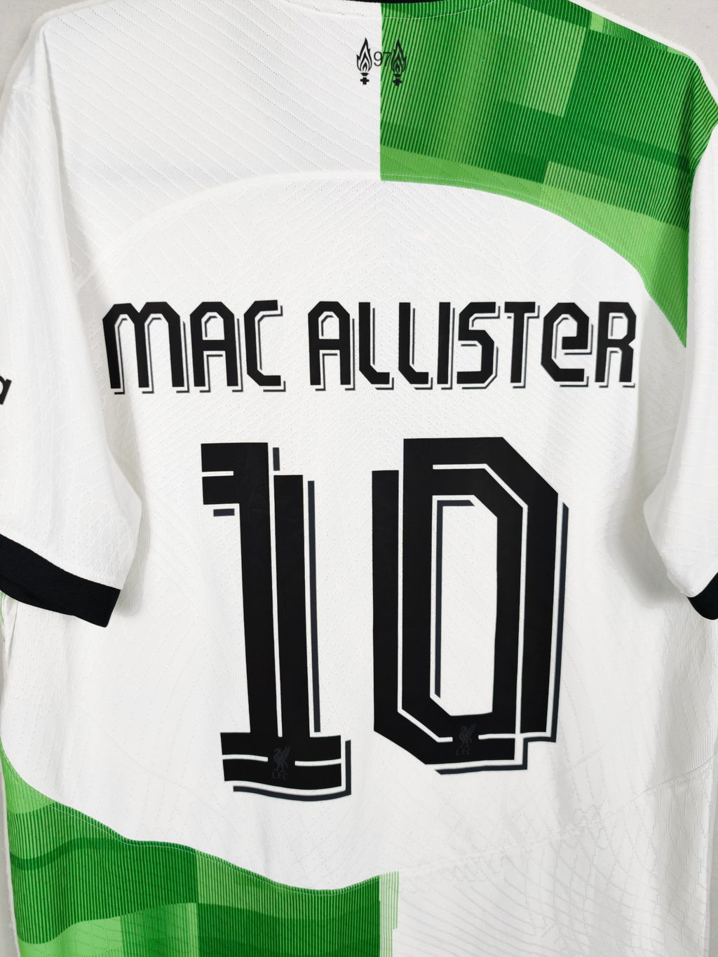 2023-24 Liverpool Away Shirt Mac Allister #10 (Pro) - detailed view