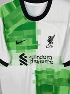 2023-24 Liverpool Away Shirt Mac Allister #10 (Pro) - detailed view