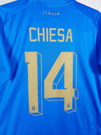 2022 Italy Home Shirt Chiesa #14