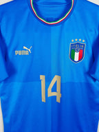 2022 Italy Home Shirt Chiesa #14