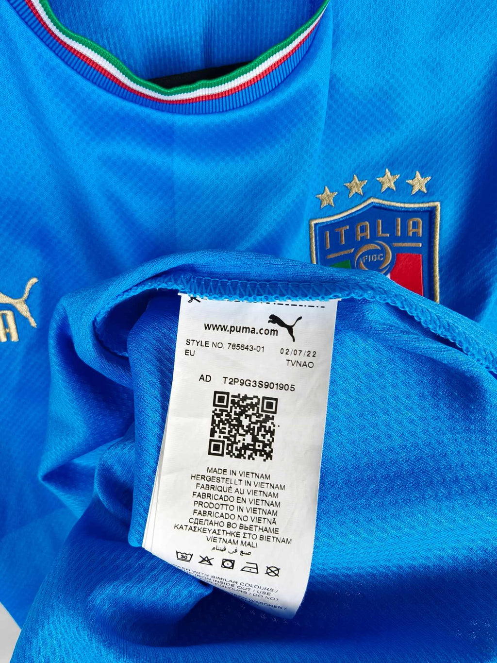 2022 Italy Home Shirt Chiesa #14