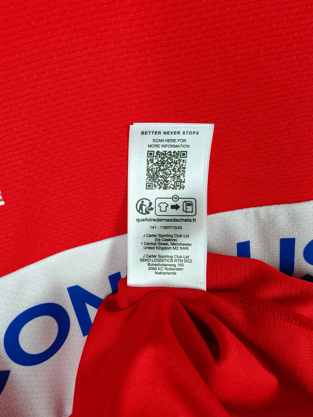 2024-25 Utrecht Home Shirt El Karouani #16