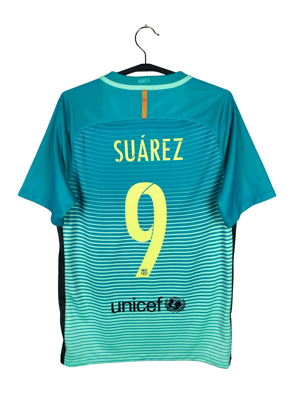 2016-17 Barcelona Third Shirt Suárez #9
