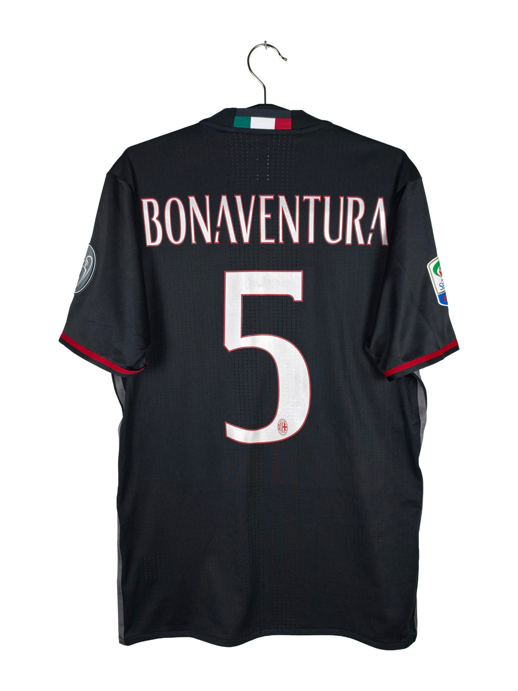 2016-17 AC Milan Home Shirt Bonaventura #5 (Pro)