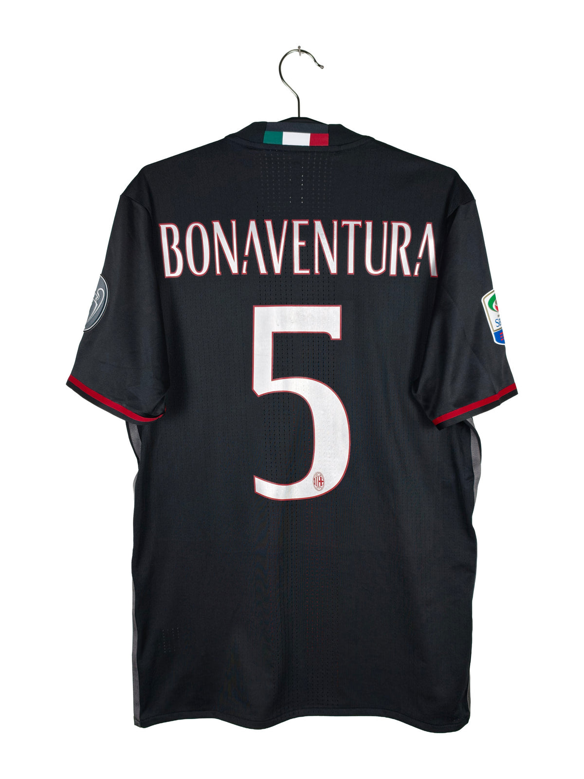 2016-17 AC Milan Home Shirt Bonaventura #5 (Pro)