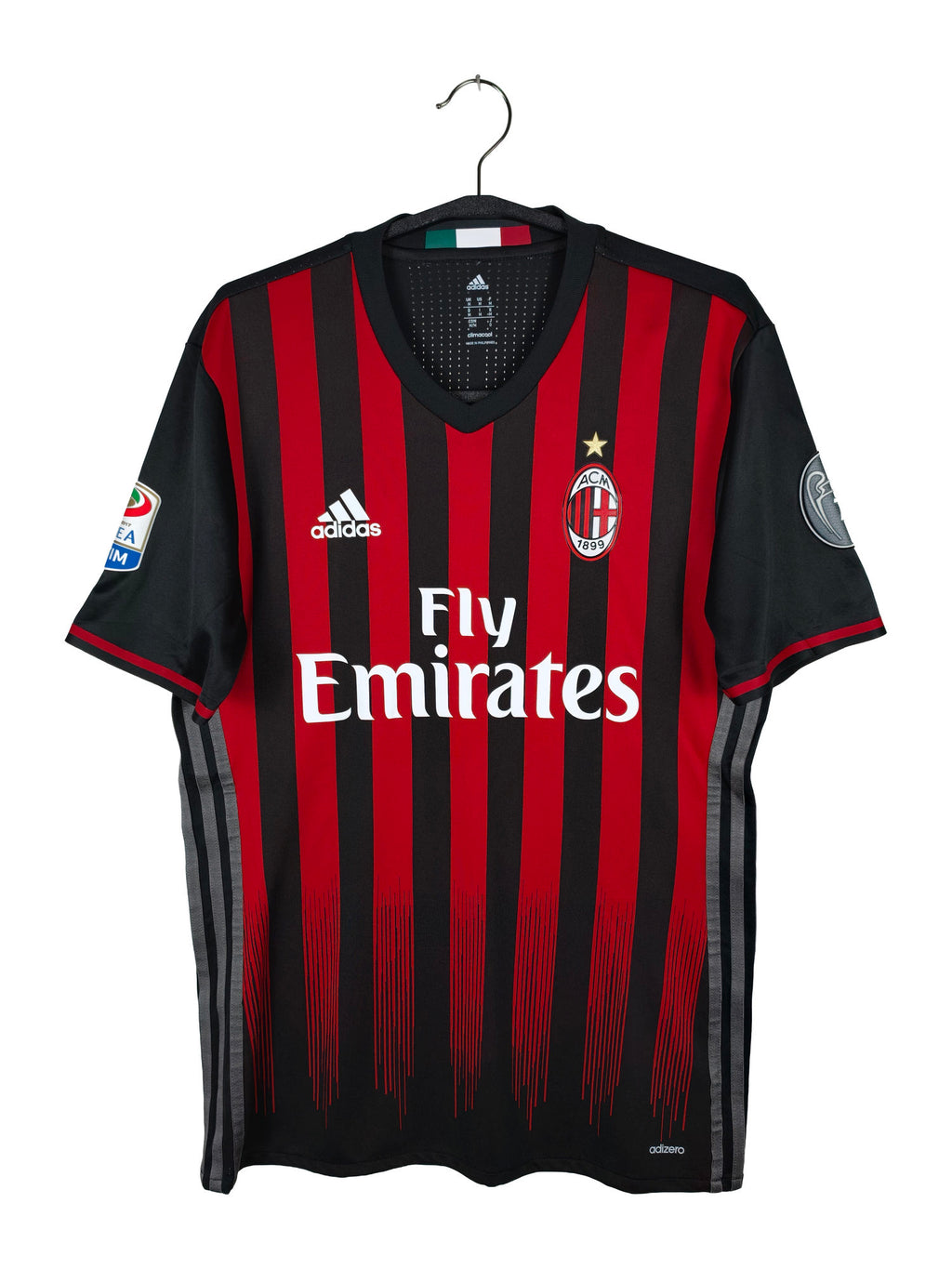 2016-17 AC Milan Home Shirt Bonaventura #5 (Pro)