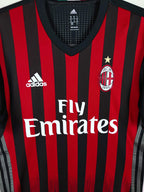 2016-17 AC Milan Home Shirt Bonaventura #5 (Pro)