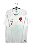 2018-19 Portugal Away Shirt Ronaldo #7