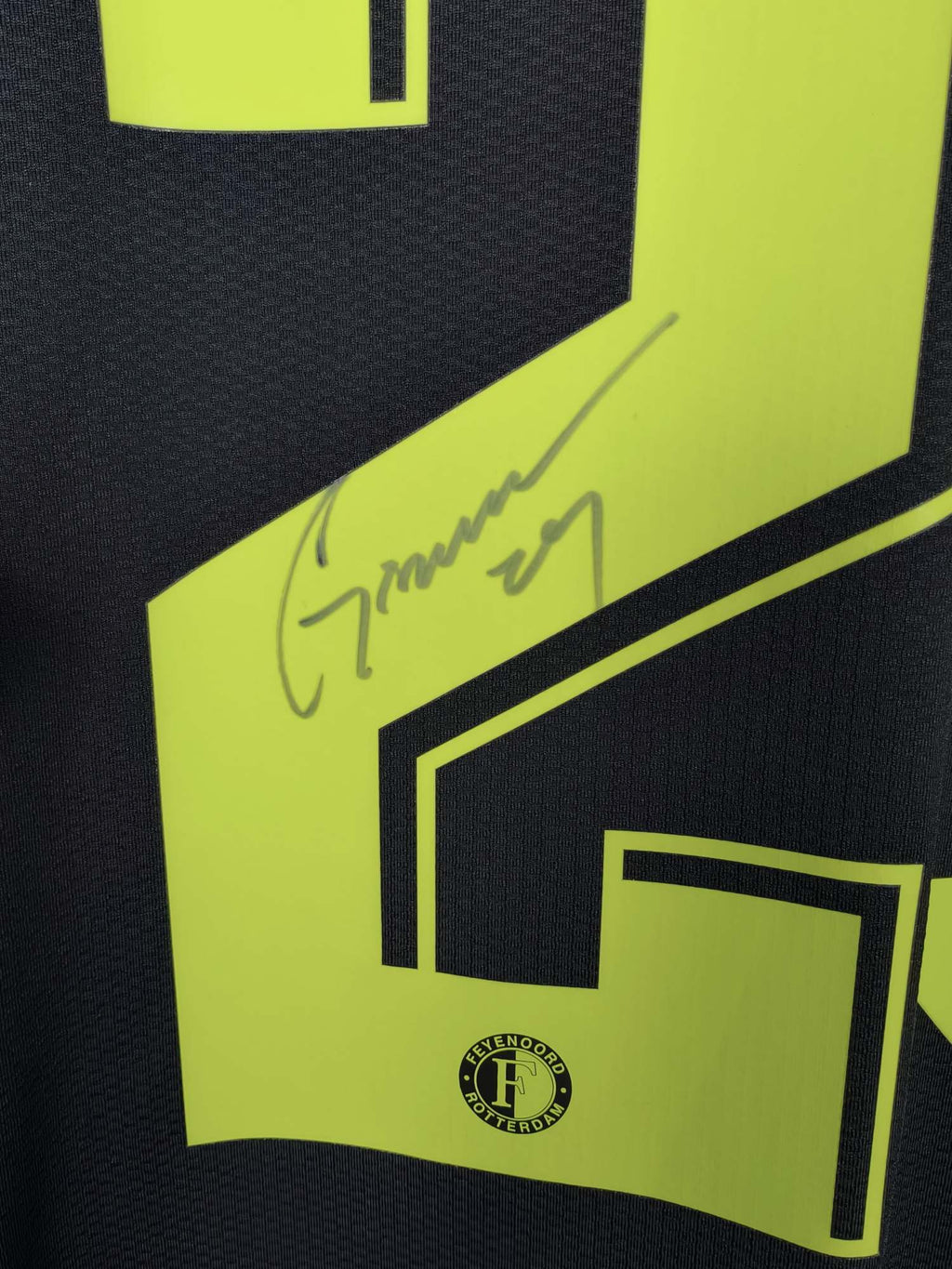 2023-24 Feyenoord vierde shirt Giménez #29 (Pro) (gesigneerd)