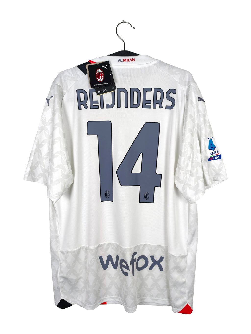 2023-24 AC Milan Away Shirt Reijnders #14