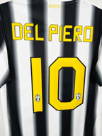 2011-12 Juventus Home Shirt Del Piero #10