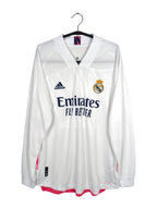 2020-21 Real Madrid thuisshirt Marcelo #12 (Pro) (lange mouwen)