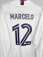 2020-21 Real Madrid thuisshirt Marcelo #12 (Pro) (lange mouwen)