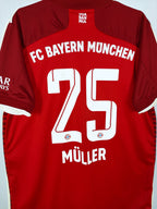 2021-22 Bayern Munich Home Shirt Müller #25
